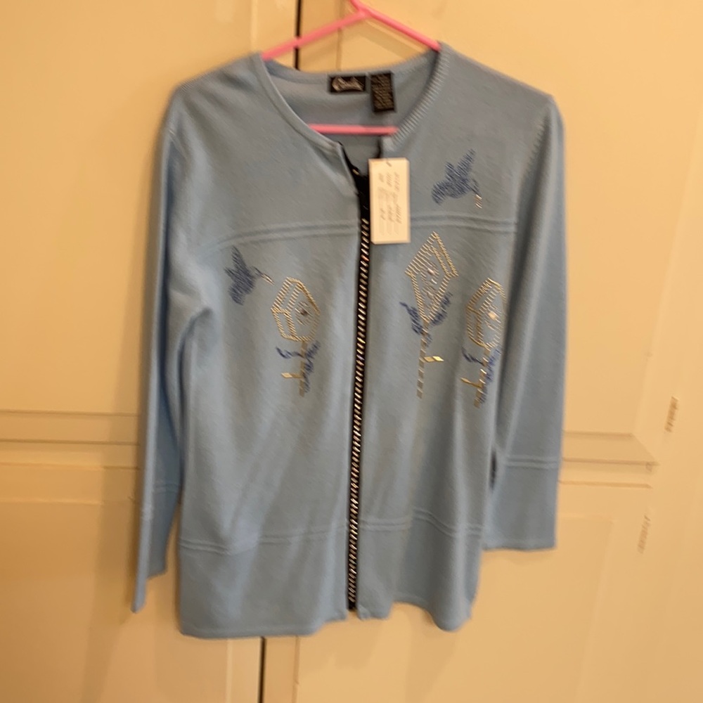 Hummingbird sparkle sweater